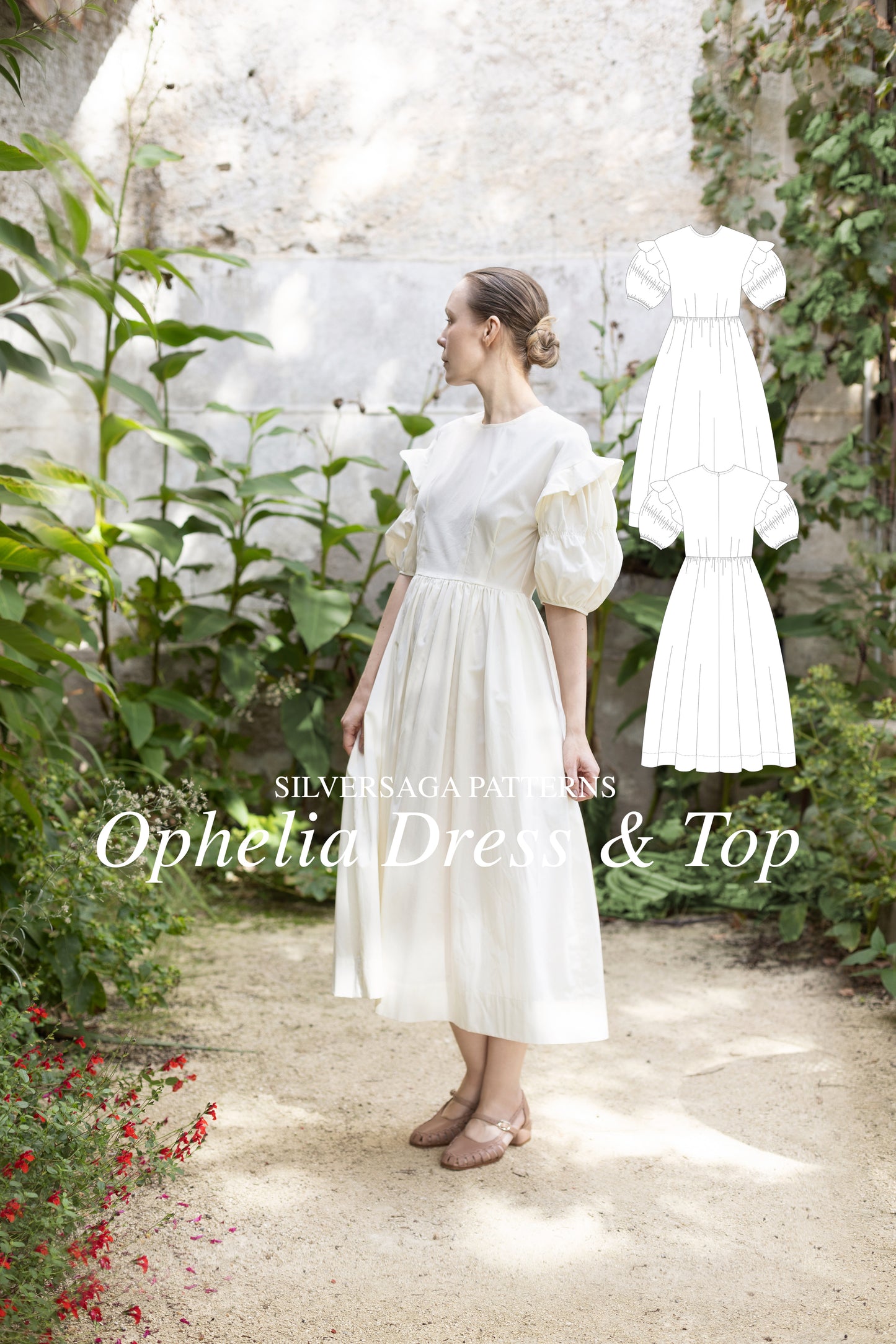 Ophelia dress & top PDF sewing pattern