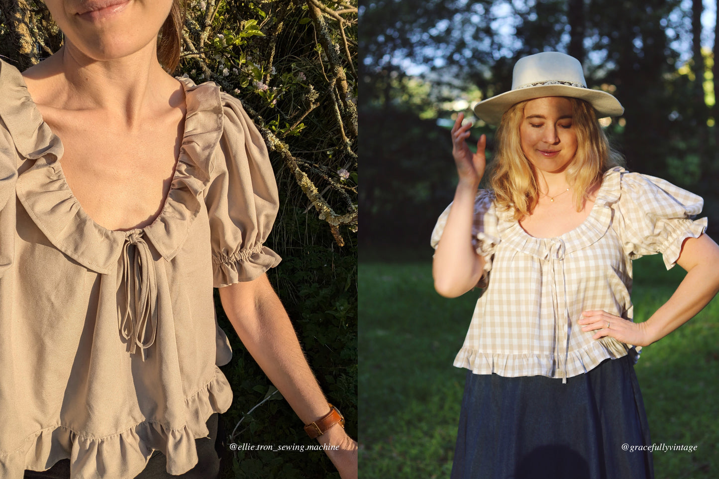 Celine Blouse PDF sewing pattern