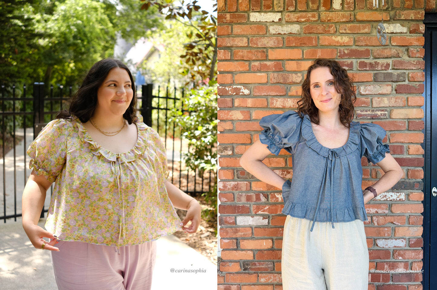 Celine Blouse PDF sewing pattern