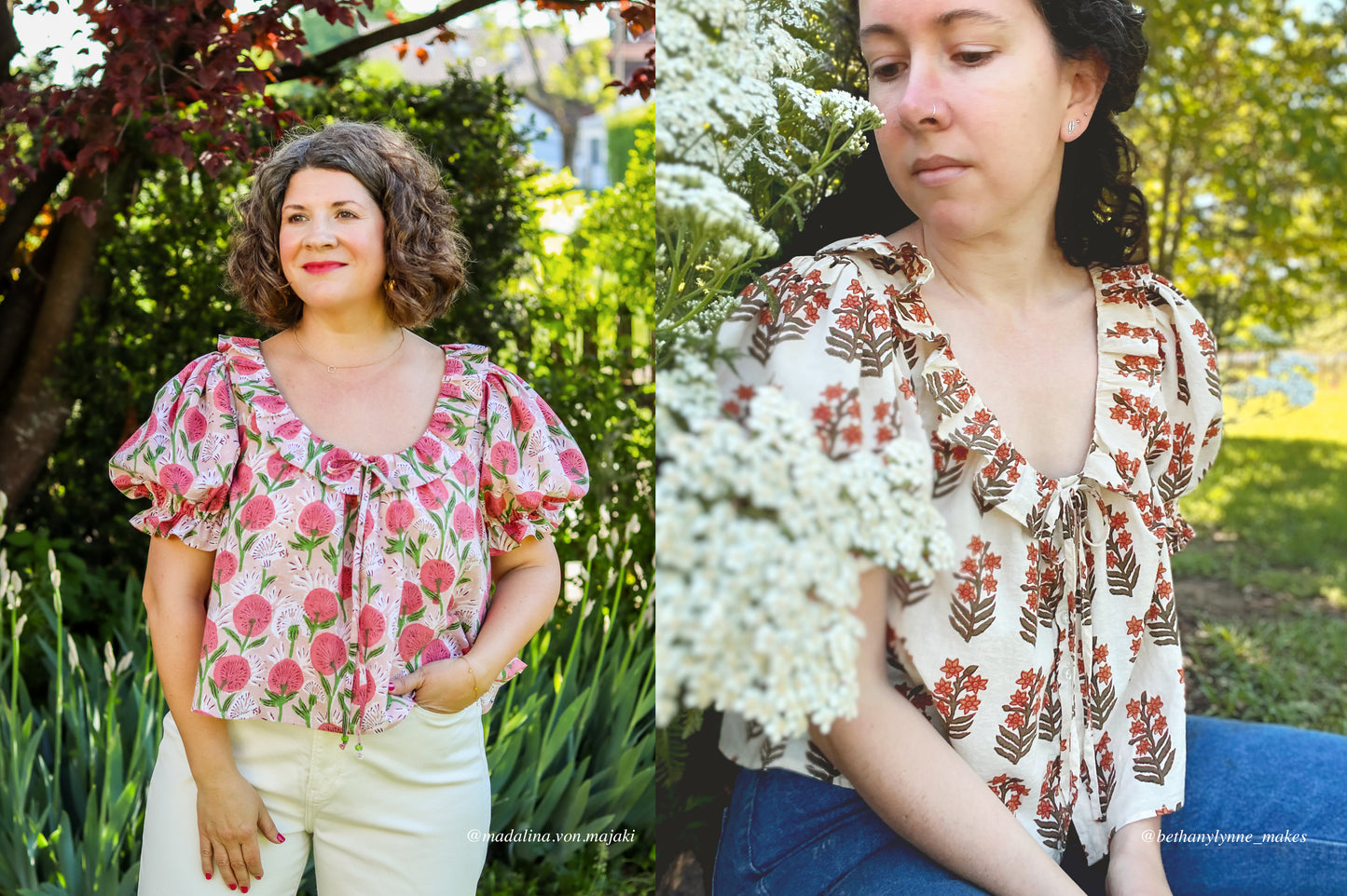 Celine Blouse PDF sewing pattern