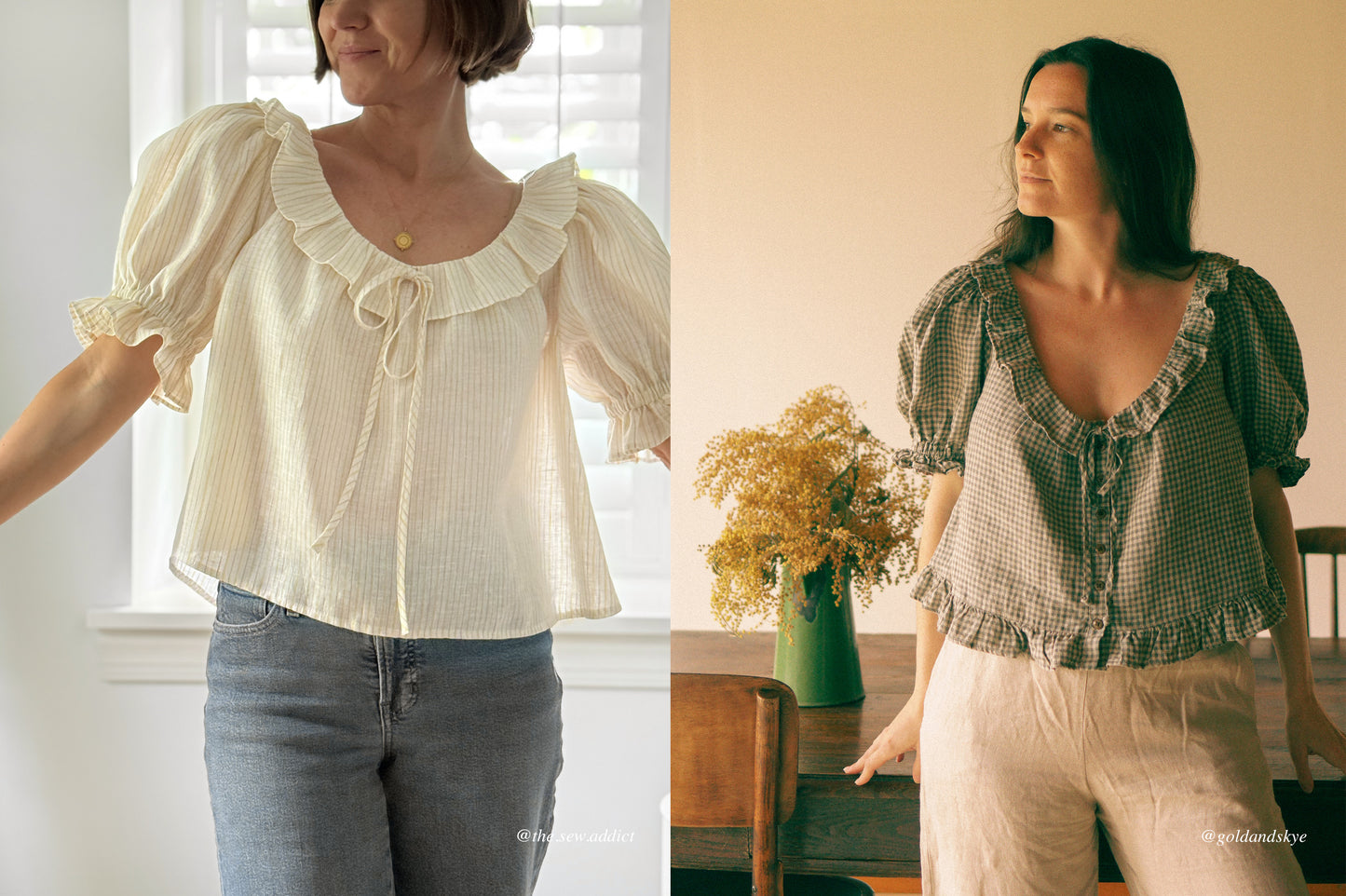 Celine Blouse PDF sewing pattern