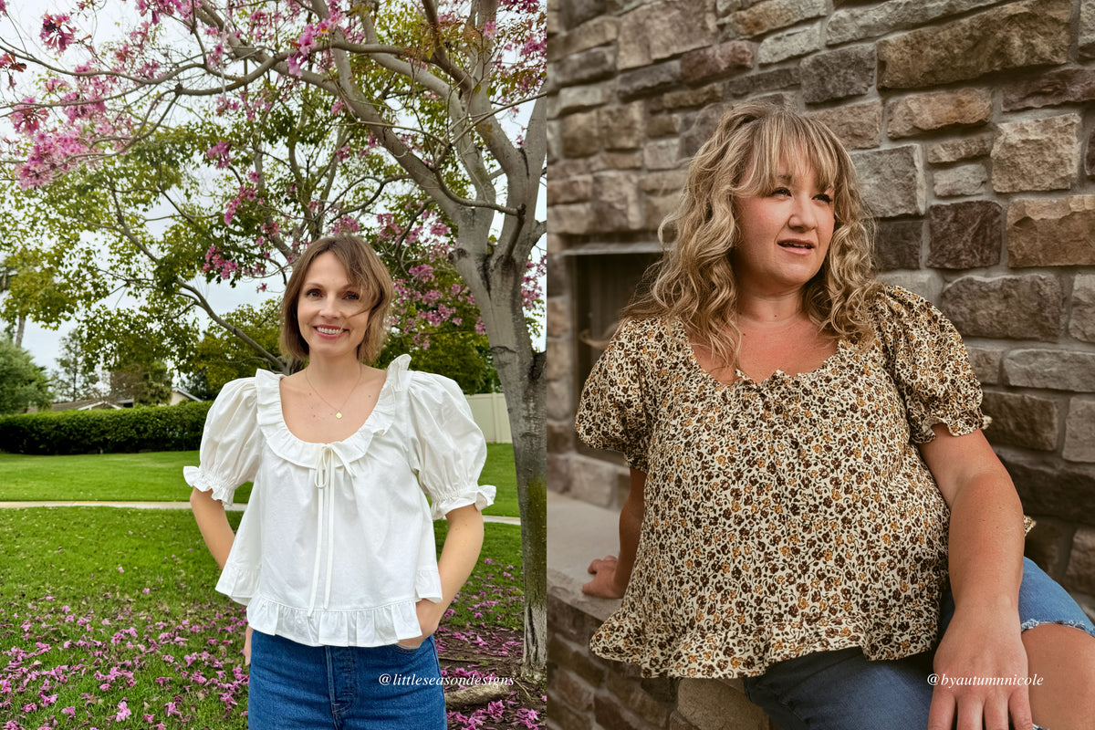 Celine Blouse PDF sewing pattern