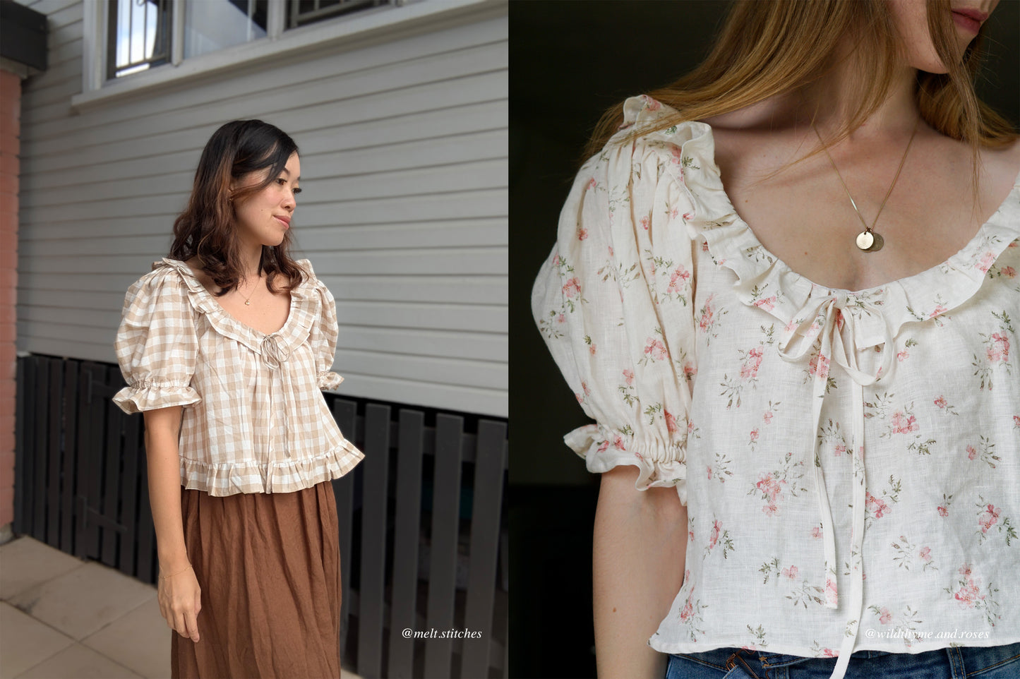 Celine Blouse PDF sewing pattern