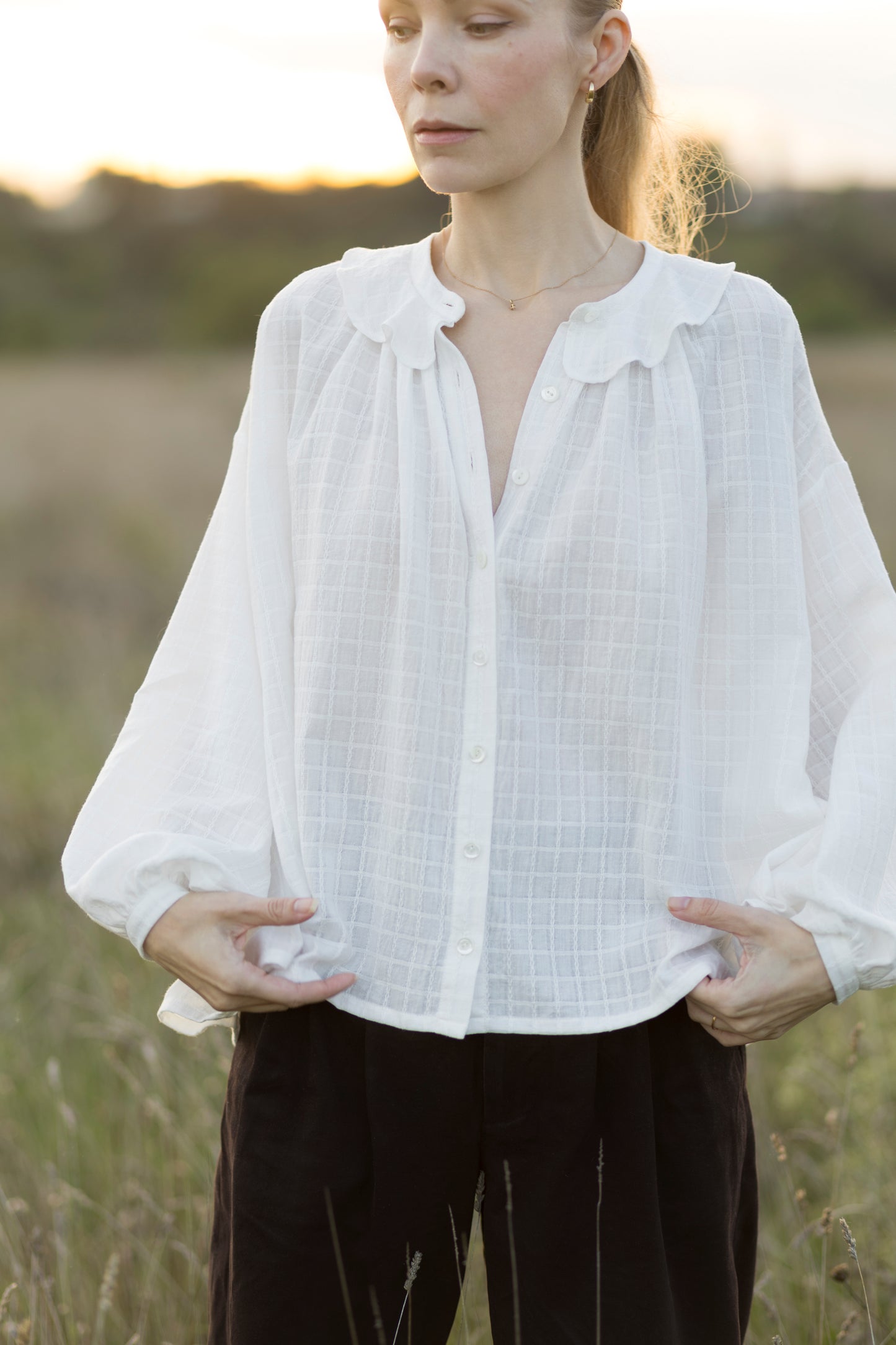 Amelie blouse PDF sewing pattern