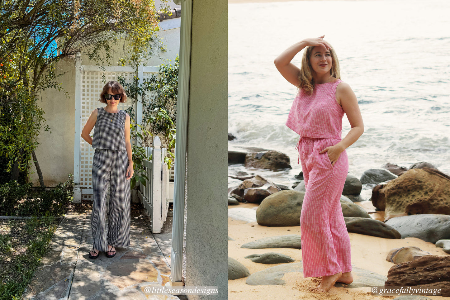 Lea Top, Pants & Skirt PDF sewing pattern