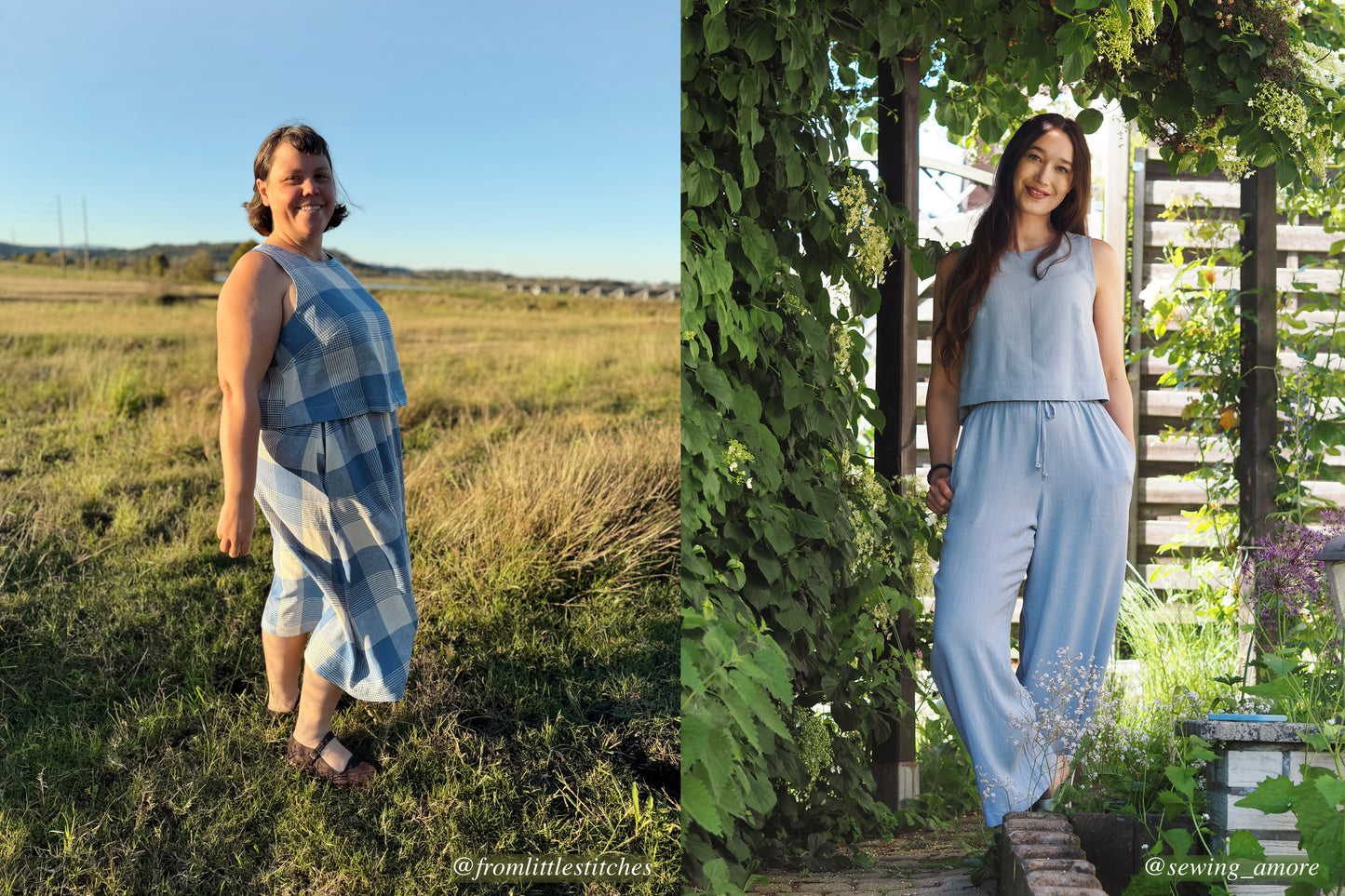 Lea Top, Pants & Skirt PDF sewing pattern
