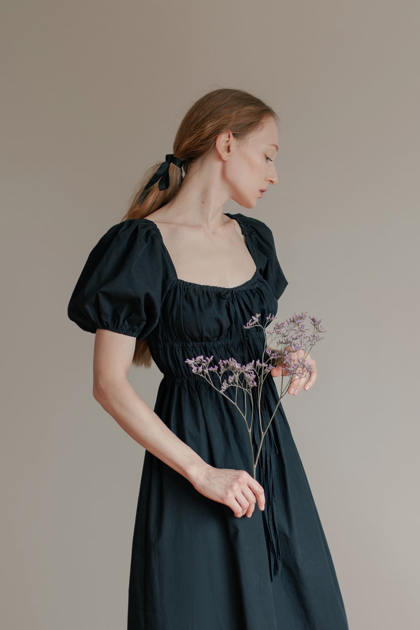 Greta dress in black