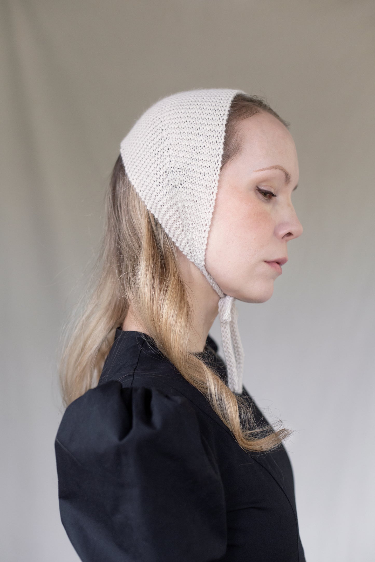 Juliet bonnet in ivory